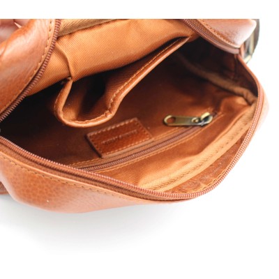 Bolso bandolera de piel modelo POKO 25x20x7 cm