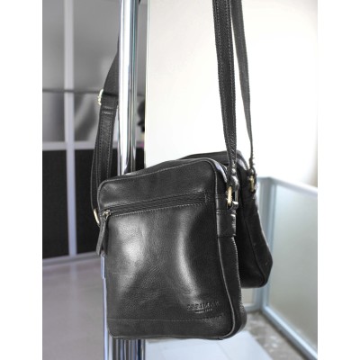 Bolso bandolera de piel modelo POKO 25x20x7 cm