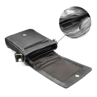 Bolso bandolera de piel modelo WAILER 26x20x6 cm