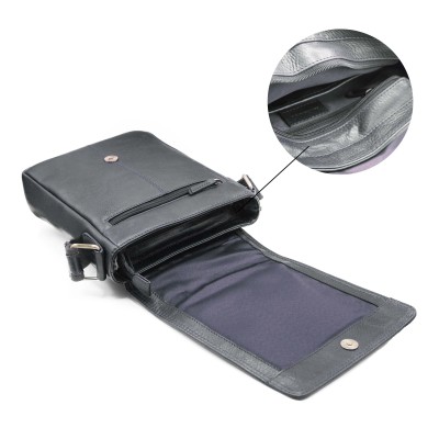 Bolso bandolera de piel modelo WAILER 26x20x6 cm