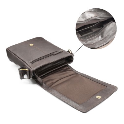 Bolso bandolera de piel modelo WAILER 26x20x6 cm