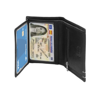 Cartera de piel 10,5x8 cm modelo RELS