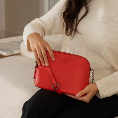 Bolso de piel bandolera 23x17x10 cm LOVA