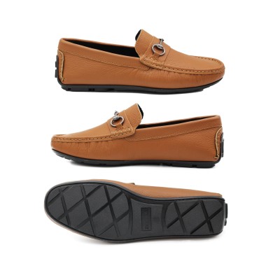 Mocasines de piel con eslabon CORSARIO