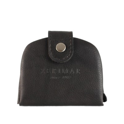 Monedero de tacon de piel...