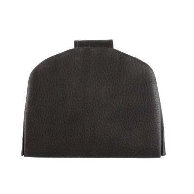 Monedero de tacon de piel con bandeja 8,5x8 cm