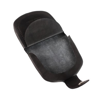 Monedero de tacon de piel con bandeja 8,5x8 cm