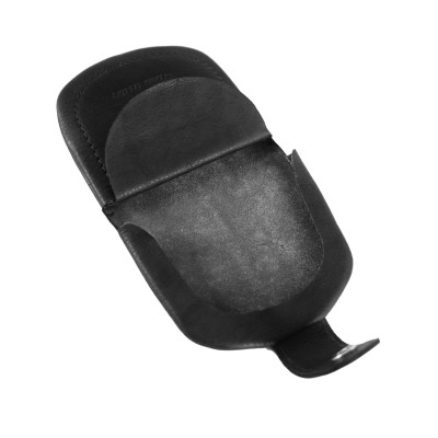 Monedero de tacon de piel con bandeja 8,5x8 cm