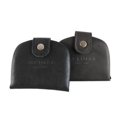 Monedero de tacon de piel con bandeja 8,5x8 cm