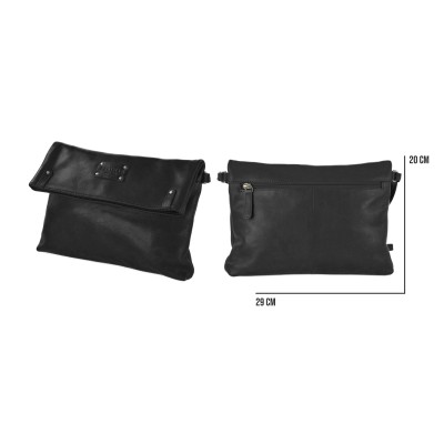 Bolso de piel bandolera 29x20x4 cm RAYO