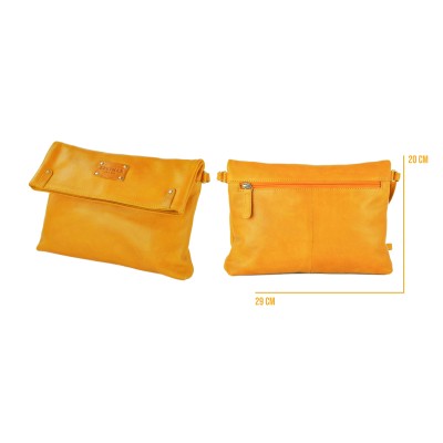 Bolso de piel bandolera 29x20x4 cm RAYO