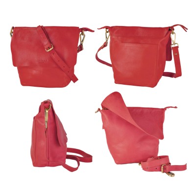 Bolso de piel bandolera 23x24 cm CANO