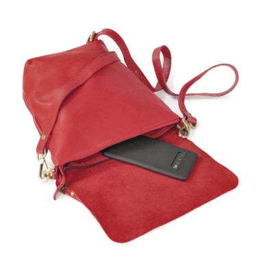 Bolso de piel bandolera 23x24 cm CANO