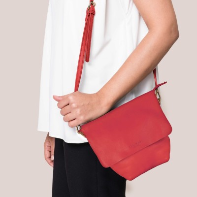 Bolso de piel bandolera 23x24 cm CANO