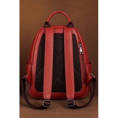 Mochila de piel 32x22x12 cm CIERVO