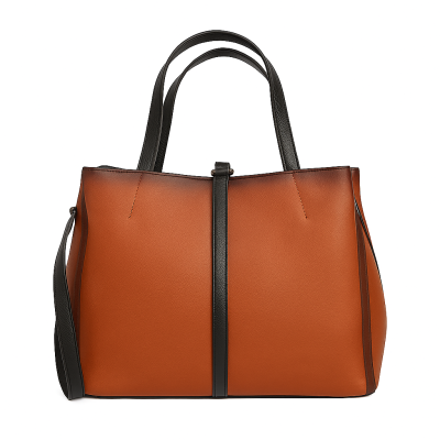 Bolso de piel doble asa 24x30x13 cm FIORI