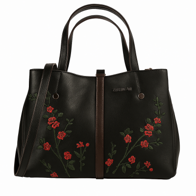 Bolso de piel doble asa 24x30x13 cm FIORI