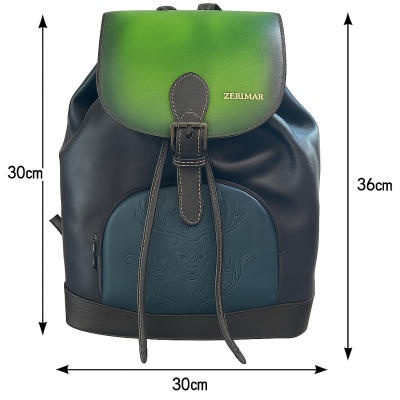 Mochila de piel 36x30x16 cm VENO