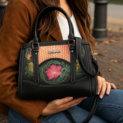 Bolso de piel doble asa 23x25x10 cm BUCLE