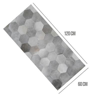 Alfombra Patchwork Piel 60x120 cm Zerimar - 6