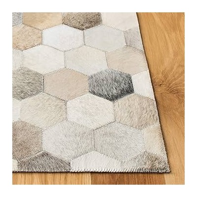 Alfombra Patchwork Piel 60x120 cm Zerimar - 6