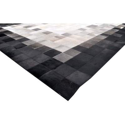 Alfombra Patchwork Piel de Vaca EARTH 60x120 cm Zerimar - 6