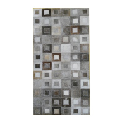 Alfombra Patchwork piel de vaca 59x117 cm Zerimar - 1