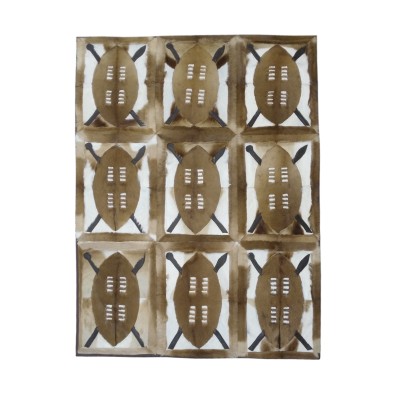 Alfombra de piel de gacela natural Springbok 160x112 cm Zerimar - 1