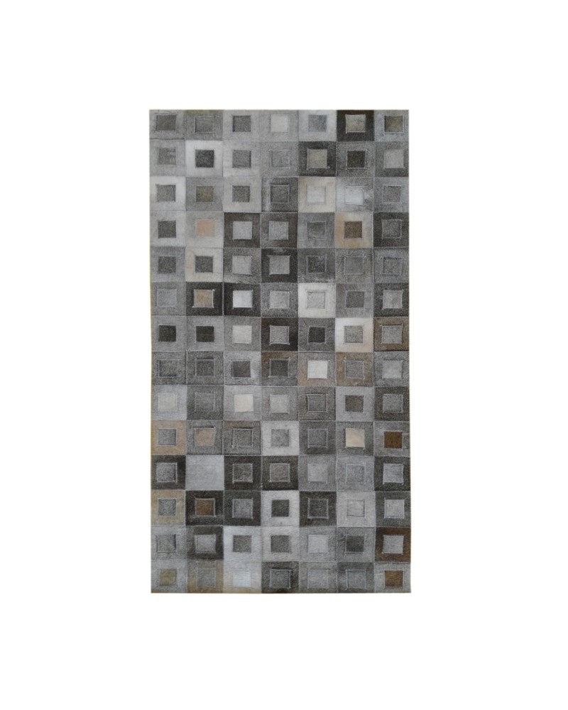 Alfombra Patchwork piel de vaca 70x140 cm BLAGRE Zerimar - 1