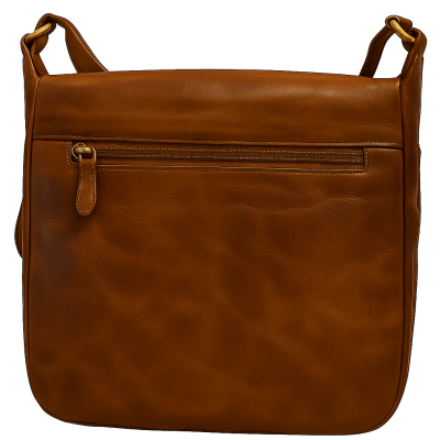 Bolso de piel grabado 26x25x8 cm ZONE