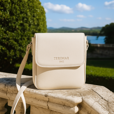 Bolso de piel bandolera 22x19x6 cm SERA