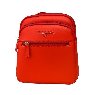 Mochila de piel natural 26x20x9 cm LISSE