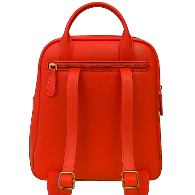 Mochila de piel natural 26x20x9 cm LISSE