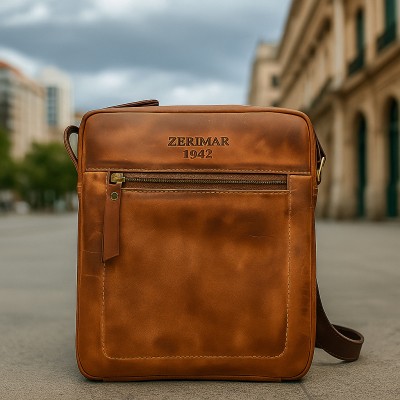 Bolso bandolera de piel modelo 21x25x6 cm GLOE