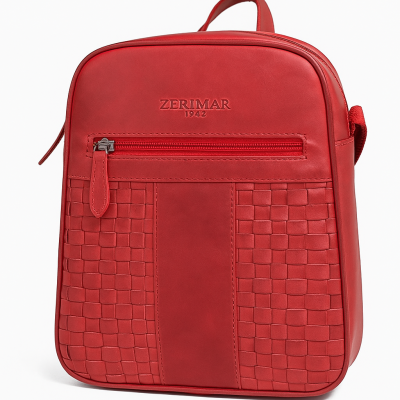 Mochila de piel natural 26x21x7 cm STILL