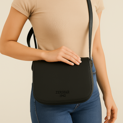 Bolso de piel bandolera 25x20x8 cm LUVIN