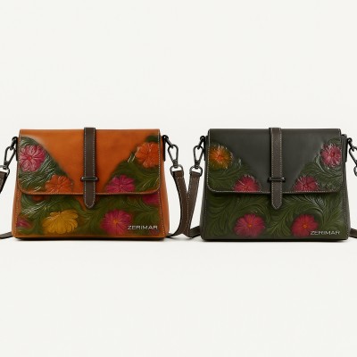 Bolso de piel bandolera 26x18x9 cm CLANE