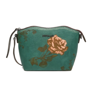 Bolso de piel bandolera 21x19x10 cm ROSE