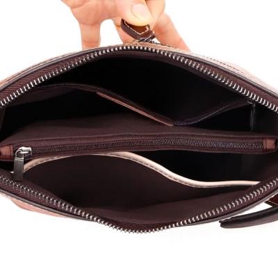 Bolso de piel bandolera 21x19x10 cm ROSE