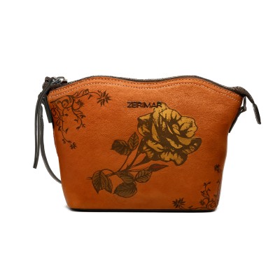 Bolso de piel bandolera 21x19x10 cm ROSE