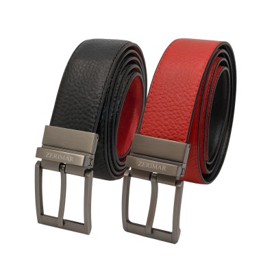 Cinturón de piel reversible...