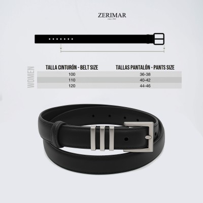 Cinturon de piel 2,3 cm modelo GALIN