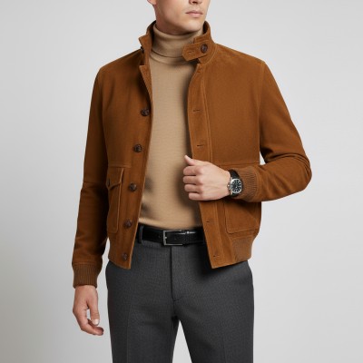 Chaqueta elegante para hombre en piel de ante SEVILLA