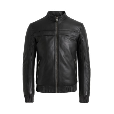 Chaqueta de piel estilo...