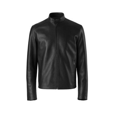 Chaqueta de piel con...