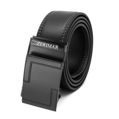 Cinturón de piel con hebilla automatica modelo BASTA