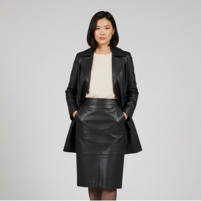 Falda de piel modelo BONDY