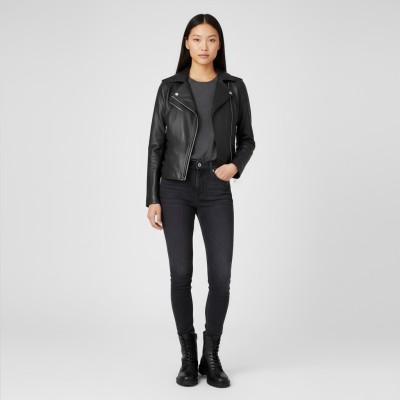 Chaqueta heavy de piel modelo SYKO