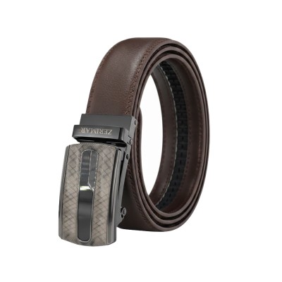 Cinturón de piel con...