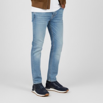 Sneakers de piel combi con detalle relieve